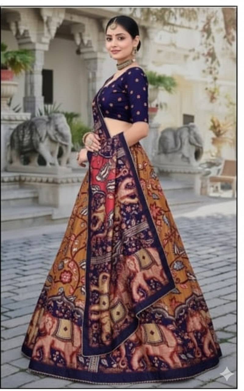 Artriddhs Dola silk D NO DEGITAL 03 Lehengha choli wholesaler